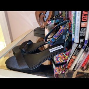 Steve Madden Inca Bright Multi Brocade Sandal